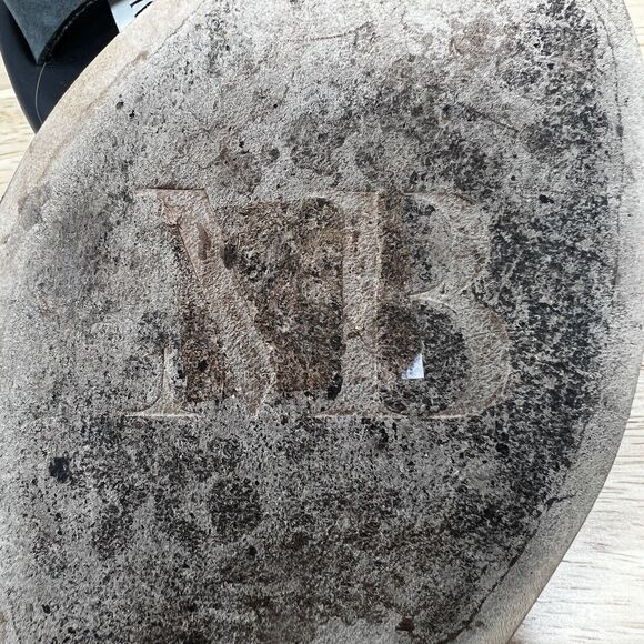 Matt Bernson Gladiator Sandal Studded Nubuck Leather Open Toe T Strap 7 - Picture 13 of 13